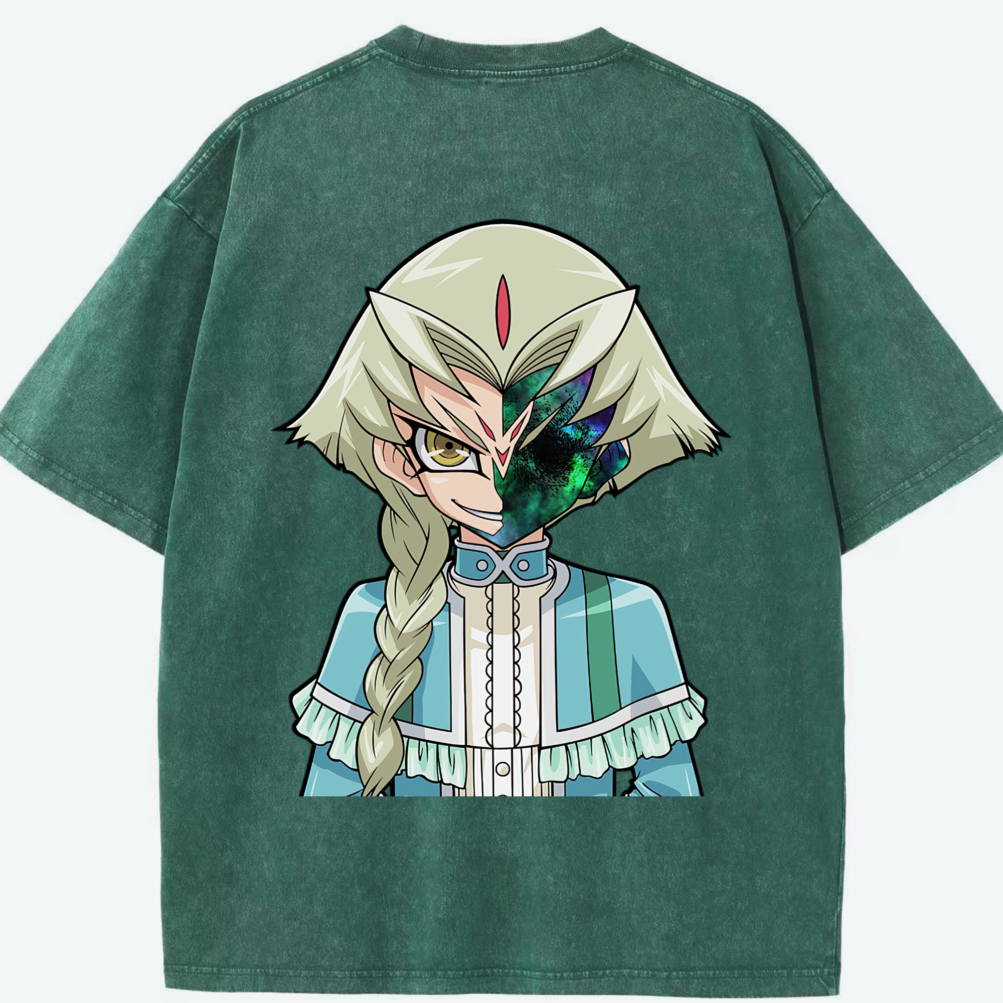 （画像用） 遊☆戯☆王 Yu-Gi-Oh! 綿100% ヴィンテージ風 半袖Tシャツ（背面プリント）